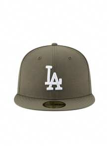 Los Angeles Dodgers Authentic Collection 59FIFTY Men's Hat Olive - màu xanh lá - Xem 3
