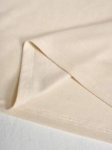 STYNVO Einfarbiges, lässiges, weites Langarm-Poloshirt für Herren, Herren-Shirts, Oversized-Sweatshirts, Waffelpullover mit Langarm, Herren-Strickhemd - Beige - Übersicht 6