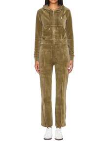 Juicy Couture Women's Pants Dark Olive - Olive Green - View 2