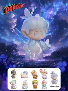 POKOJA LAND Blind Boxes, A Series Featuring Cute Cartoon Characters, Beautiful Blind Box Graphics, Randomly Designed Action Graphics, Collectible Toys, Home Decorations, Single Boxes / End Boxes,Not Plush Filled - Tide play blind box - View 2