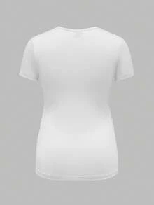 Modmama Maternity Summer City Leisure Round Neck Short Sleeve Solid Color Slim Multi-Color Pregnancy T-Shirt