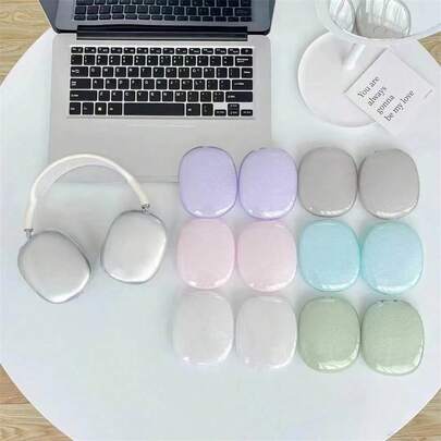 Compatible With Case Cover Transparent Colorful Headphone Protector 5 Pieces Set