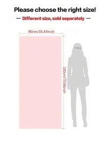 Microfiber Absorbent Quick-Dry 250gsm Creative Heart Print Microfiber Beach Towel/Mat, Suitable For Beach, Yoga, Travel, Camping, Swimming, Picnic, 27.6"X55.1" Or 35.4"X70.9" Large Beach Blanket Beach Essentials - Black - View 10