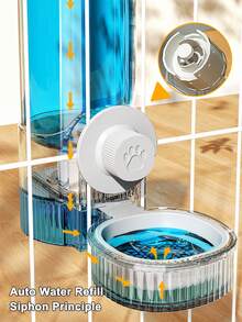 PETSIN 猫咪悬挂式宠物饮水器、狗狗饮水用品、悬挂式笼子、狗狗水盆、猫咪食盆、自动喂食器