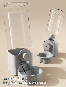 PETSIN 猫咪悬挂式宠物饮水器、狗狗饮水用品、悬挂式笼子、狗狗水盆、猫咪食盆、自动喂食器