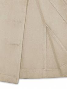 Franclia Women's Wool Blend Ruffle Collar Long Sleeve Short Overcoat, Winter - Apricot - View 6