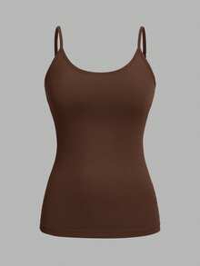 SHEIN EZwear 4-Piece Plus Size Women Tight Casual Camisole Tank Top, Summer Cami Top - Multicolor - View 7