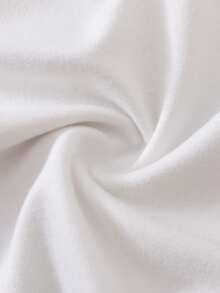 SHEIN Baby Boy Letter Print Round Neck Long Sleeve Casual Bodysuit