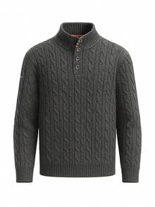 Superdry Men's Knitted Jumper Grey - Washed black - View 4
