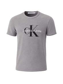 Calvin Klein Men´S T-Shirt Mid Grey Heather - Mid Grey Heather - View 4