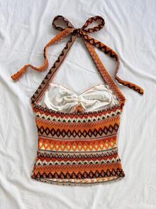 Soleia Áo ba lỗ bó sát họa tiết ren cổ chữ V họa tiết hoa đính kim loại màu trắng dành cho nữ, áo cánh thời trang ôm sát gợi cảm dành cho tiệc tùng, hẹn hò, du ngoạn, ngày lễ, bãi biển, lễ hội âm nhạc, kỳ nghỉ theo phong cách Boho - Nhiều màu - Xem 2