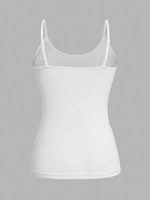 SHEIN EZwear 4件套休闲简约吊带背心，适合夏季海滩穿着 - 彩色 - 查看 7