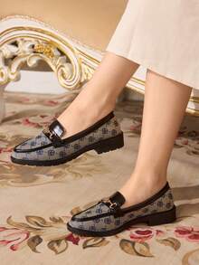 CUCCOO TILAWA Women's Casual Slip-On Loafers - Baby Blue - View 5