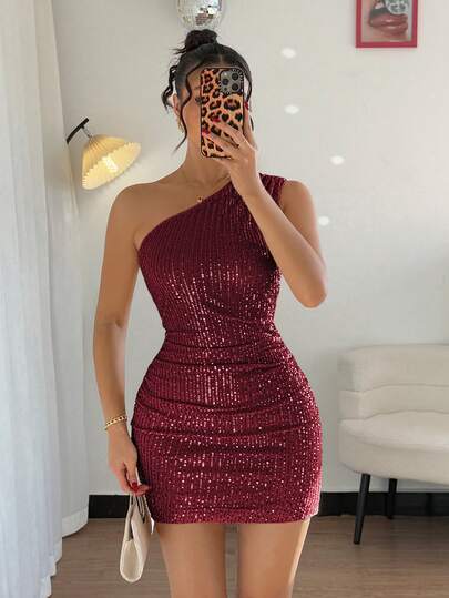 Rafferiza Vestido ajustado elegante y sexy con aplicaciones de lentejuelas sin mangas