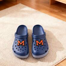 Zuecos de Agujeros para Hombres Multicolor de Moda y Transpirables pantuflas, Suela Blanda y Antideslizante - Ideal para Hogar, Playa y Exterior - 7002H-NAVY - Ver 5