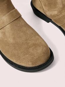 CUCCOO DOLLMOD Women's Retro Over-The-Knee Boots, Round Toe Slim Fit Tall Riding Boots - Apricot - View 8