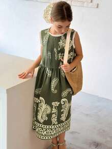 DAZY Tween Girls Fall Dress,Back To School Clothes - Green - View 5