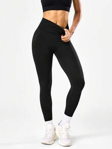 Easithlete Quần tập yoga liền mạch cho nữ có cạp chun mông bốn cặp - Nhiều màu - Xem 6