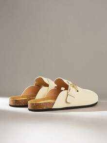 Solecia Mocasines casuales de mujer con diseño de hebilla - Albaricoque - Ver 5