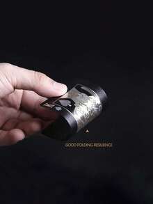 1 pieza Cartas de juego flexibles y impermeables con caja, diseño genial para fiestas, juegos, regalos y celebraciones, cartas de juego negras para regalar - Multicolor - Ver 4