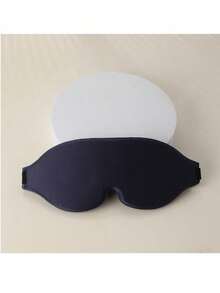 1 PC 3d Contour Sleep Eye Mask, Lightweight And Comfortable, Ideal For Deep Sleep And Relaxation, Adjustable Soft Eye Mask, Suitable For Yoga, Travel And Daily Use,School,Back To School,Travel,Travel Essentials,Home Essentials,Eye Mask,Sleep Mask - Multicolor - View 7