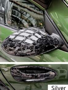 11.81英寸 x 19.69英寸 多尺寸黑/红/紫/蓝碳纤维汽车贴膜,车辆改装贴纸,摩托车乙烯基贴膜 - 彩色 - 查看 8