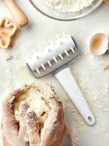 1PC Pizza Punch Pizza Needle Biscuit Bread Needle Roller Pricker Punch Baking Tool - Grey - View 3