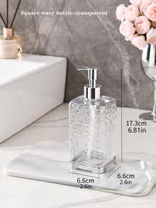 1 pieza Dispensador de botella recargable para jabón líquido/champú/tónico para baño, botella con bomba de presión para gel de ducha y cosméticos, decoración de baño para el hogar, decoración de otoño, de vuelta a la escuela - Multicolor - Ver 29
