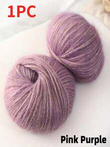 1pc Sparkling Metallic Yarn, Soft Knitting Crochet Thread For Scarves, Sweaters, Bags, Hats, DIY Comfortable Knitted Goods, Crochet Yarn Balls, Handmade Crafts, Knitting Accessories And Sewing Supplies - Multicolor - View 10