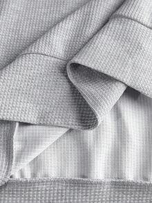 Manfinity Homme Herren Rundhals Einfarbig Raglan Ärmel Lässig Locker Pullover Sweatshirt