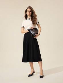 CUCCOO BASICS Women's Pointed Toe Buckle Design Fashionable High Heels, Versatile For Daily Wear - Black - View 4