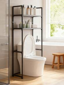 1PC 2-3 Tier Toilet Storage Rack Floor Multi-Layer Multi-Functional Towel Bath Room Daily Necessity Organizer