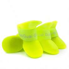 PETSIN Được làm bằng silicon, chống thấm nước, chống trượt, bền, mềm mại, linh hoạt, thoáng khí, nhẹ, dễ dàng đeo vào và tháo ra, dây đeo có thể điều chỉnh để vừa vặn, chống bụi, chống bùn và chống thủng, họa tiết hoạt hình dễ thương, phù hợp cho chó nhỏ, vừa và lớn. Lý tưởng cho các chuyến đi bộ ngoài trời, đi bộ đường dài, du lịch và sử dụng hàng ngày trong thời tiết mưa, tuyết hoặc bùn. Một vật dụng không thể thiếu cho những chuyến phiêu lưu của thú cưng, có thể tái sử dụng, chống mài mòn và nhanh khô. - Màu vàng - Xem 6