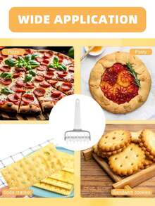 1PC Pizza Punch Pizza Needle Biscuit Bread Needle Roller Pricker Punch Baking Tool - Grey - View 11