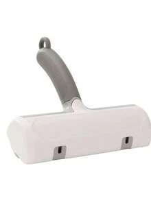 PETSIN 1 pezzo Rimuovi peli per animali domestici riutilizzabile e lavabile in silicone e materiale TPE, con assorbimento statico su doppia faccia, espulsione dei peli con un solo pulsante, impugnatura ergonomica, design portatile, nero e grigio, adatto per superfici multiple, perfetto per gli amanti degli animali domestici per la pulizia di casa durante primavera ed estate, adatto per divani, tappeti, sedili auto, biancheria da letto, accessori per toelettatura animali, rullo antipelucchi, strumento per eliminare il pelo in eccesso, rimozione elettrostatica dei peli - Multicolore - Visualizzare 14