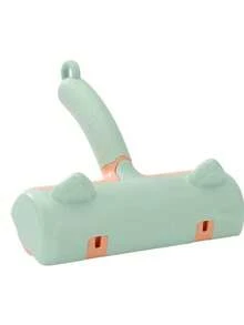 PETSIN 1 pezzo Rimuovi peli per animali domestici riutilizzabile e lavabile in silicone e materiale TPE, con assorbimento statico su doppia faccia, espulsione dei peli con un solo pulsante, impugnatura ergonomica, design portatile, nero e grigio, adatto per superfici multiple, perfetto per gli amanti degli animali domestici per la pulizia di casa durante primavera ed estate, adatto per divani, tappeti, sedili auto, biancheria da letto, accessori per toelettatura animali, rullo antipelucchi, strumento per eliminare il pelo in eccesso, rimozione elettrostatica dei peli - Multicolore - Visualizzare 19
