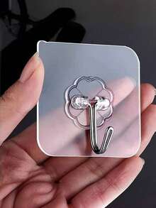 Perchero de pared blanco sin marcas, autoadhesivo sin necesidad de perforar, organizador para llaves, sombreros, toallas, solución de almacenamiento para baño, dormitorio, oficina, cocina, artículos esenciales para el hogar, imprescindibles para la organización del hogar