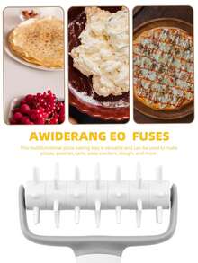 1PC Pizza Punch Pizza Needle Biscuit Bread Needle Roller Pricker Punch Baking Tool - Grey - View 8