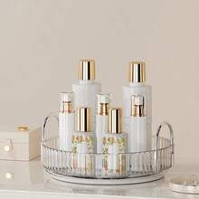 Hộp đựng đồ trang điểm xoay, Hộp đựng đồ phòng tắm dung tích lớn, Hộp đựng đồ chăm sóc da, Nước hoa, Mỹ phẩm, Phòng, Phòng tắm, Nhà, Phòng màu hồng, Đồ dùng sinh hoạt, Túi quà, Quà tặng cho mẹ, bố, nam giới, bạn bè, giáo viên, Sinh nhật, Đám cưới, Bàn làm việc, Kệ, - Nhiều màu - Xem 15