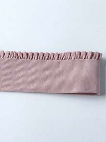 2码/包 DIY服装蕾丝松紧带，腰带弹力丝带 - 适用于DIY连衣裙、衣服、裤子、鞋子和帽子装饰