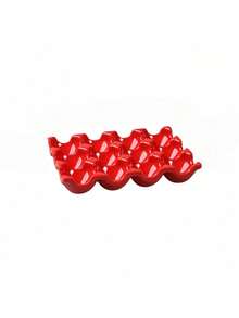 Zazumi Egg Tray Egg Holder - Refrigerator Egg Storage Container, Ceramic Egg Tray For Household Kitchen Use. - Multicolor - View 8