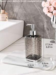 1 pieza Dispensador de botella recargable para jabón líquido/champú/tónico para baño, botella con bomba de presión para gel de ducha y cosméticos, decoración de baño para el hogar, decoración de otoño, de vuelta a la escuela - Multicolor - Ver 22