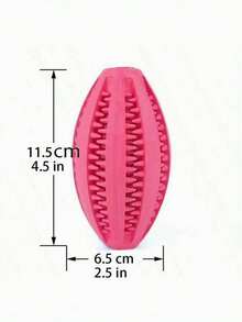 Pet Dog Chew Toys Teeth Cleaning Snack Ball Pet Dog Toy Ball Natural Rubber Super Tough Interactive Bouncy Pet Supplies - Multicolor - View 19