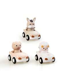 MINKOJA Inertia Sliding Animal Cars With Detachable Soft Silicone Parts Sensory Fidget Toys Color Recognition Training Stress Relief Play Parent Child Interaction Christmas Birthday Gift For Kids Educational Learning Toys - Multicolor - View 10