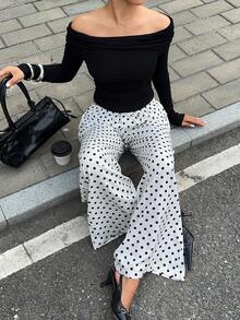 Siren Gaze 女士亚麻低腰直筒休闲裤，适合度假穿着，春夏皆宜 - 杏色 - 查看 4