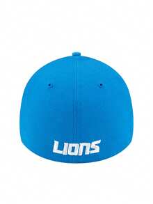New Era Detroit Lions Classic 39THIRTY Flex Men's Hat Blue - Blue - View 3