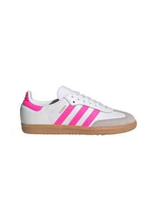 Adidas Giày trẻ em Samba OG màu Trắng mây / Hồng nhạt / Cao su JQ2831 - Trắng mây / Hồng trong suốt / Cao su - Xem 1
