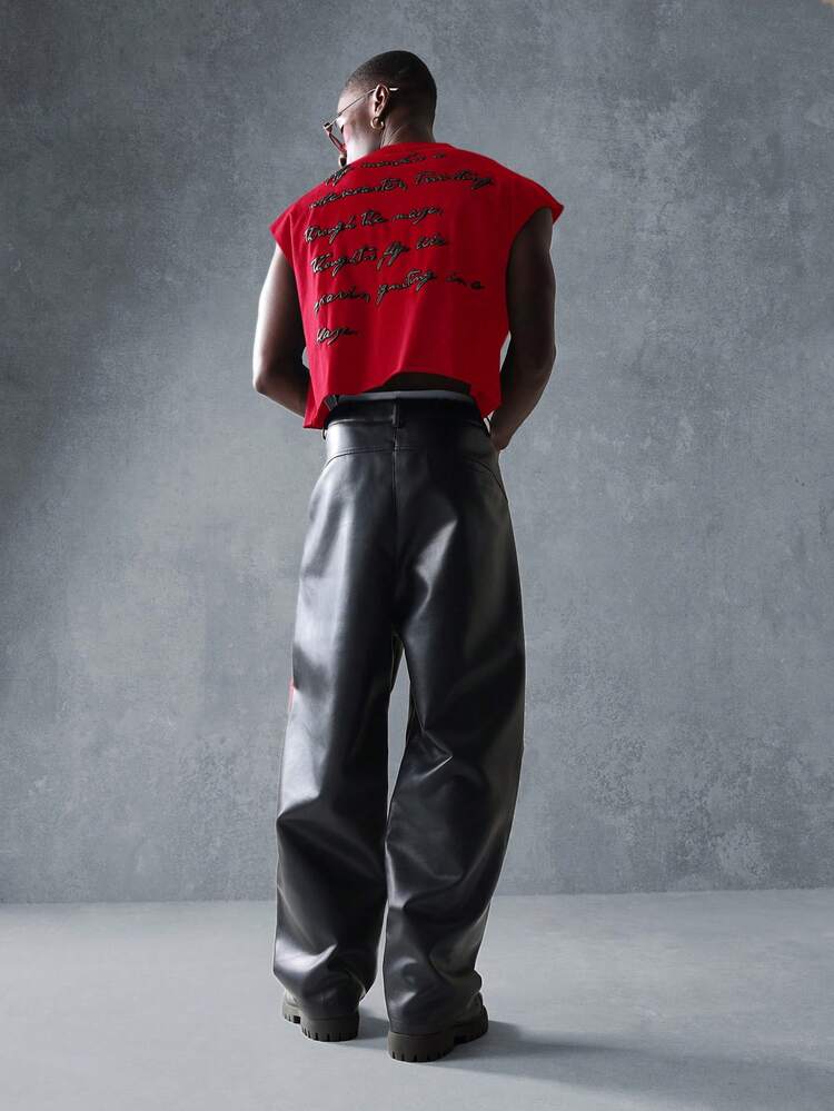 Blusa regata urbana com estampa nas costas