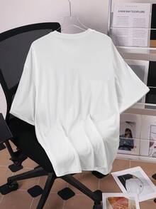 Rovax American Girl Style Braided Print T-Shirt - White - View 2