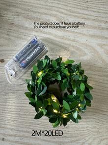 Vine Light String, Suitable For Indoor And Outdoor, Wedding, Garden, Garden Decor,Party, Fence, Room, Christmas, Home Decoration.